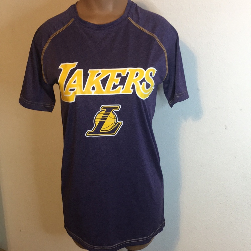 NBA Girls Lakers purple Pull on SS shirt S